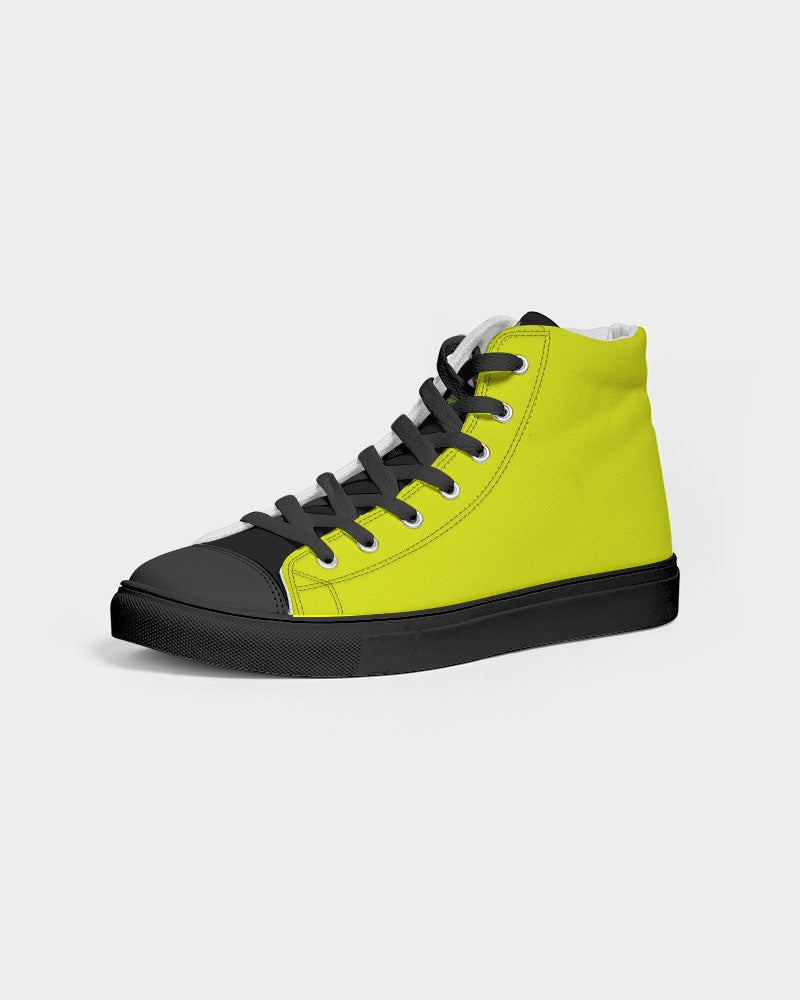 Light yellow by Marvin Jeans and Trinity D Marvin Men's High top Canvas Shoe - Black