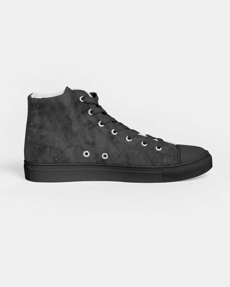 Holy Black Men's Hightop Canvas Shoe - Black