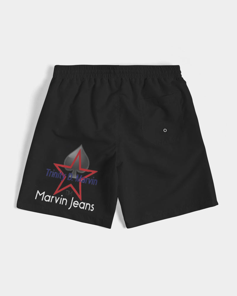 Black Excellence Men's All-Over Print Swim Trunk