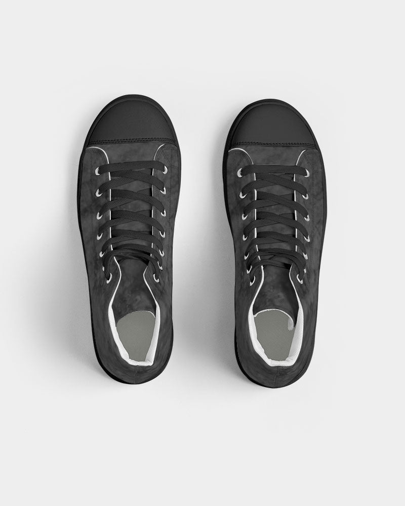 Holy Black Men's Hightop Canvas Shoe - Black