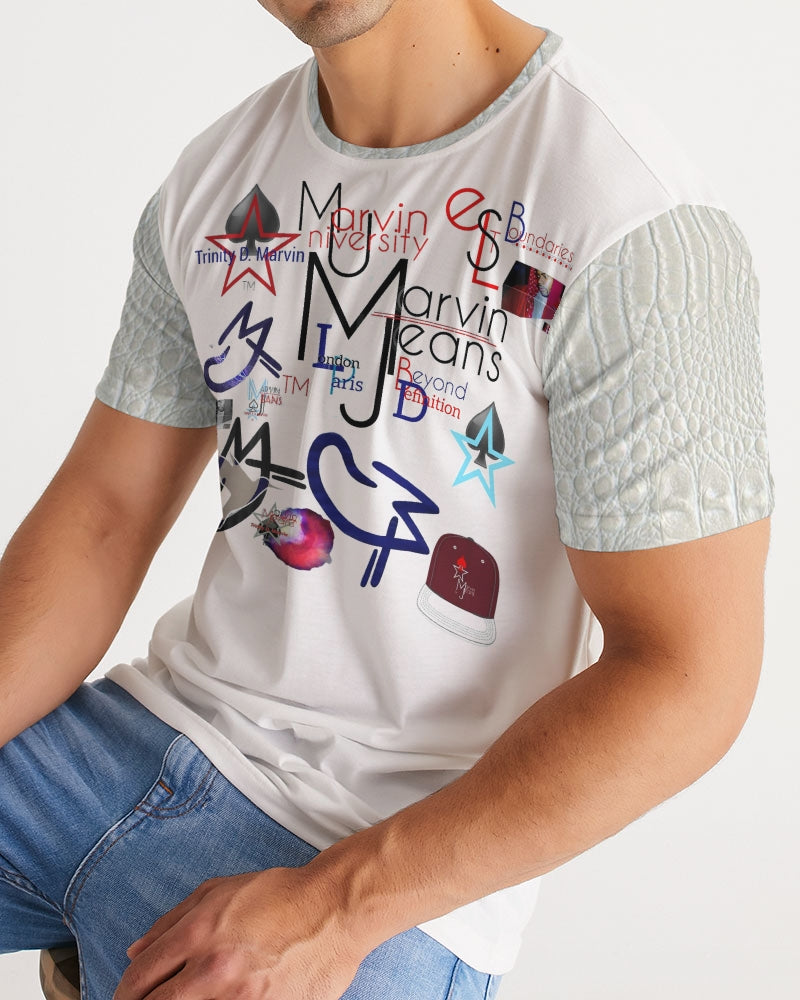 Logo's Gator white Men's All-Over Print Tee