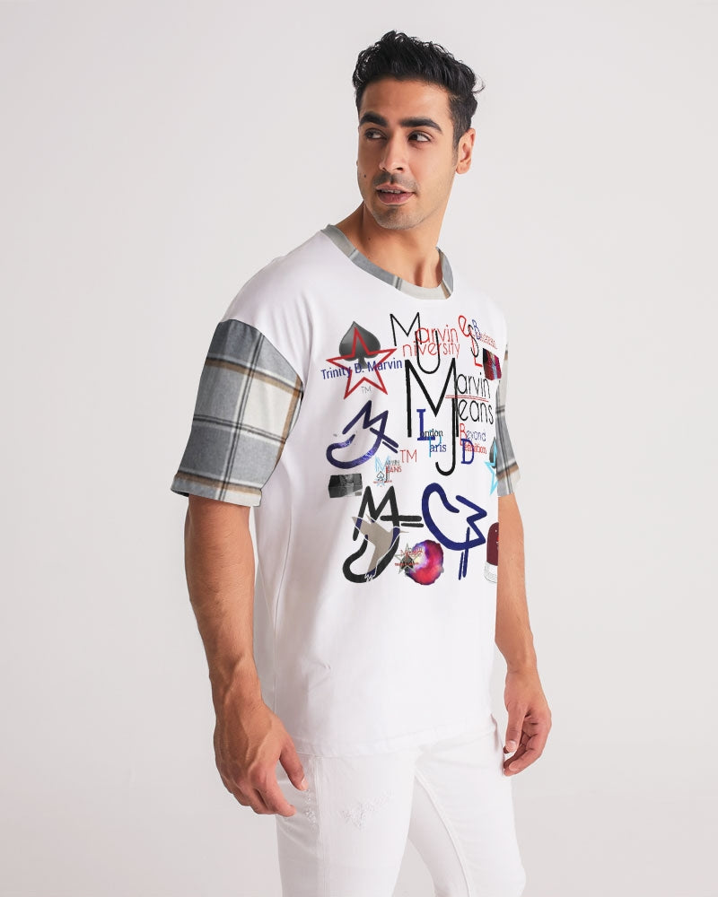 Logo's Basic plaids Men's All-Over Print Premium Heavyweight Tee