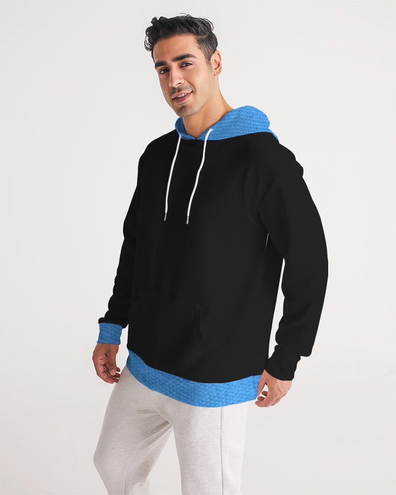 Black Deluxe texture Men's All-Over Print Hoodie