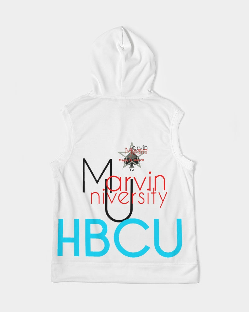 Marvin University HBCU Men's All-Over Print Heavyweight Sleeveless Hoodie