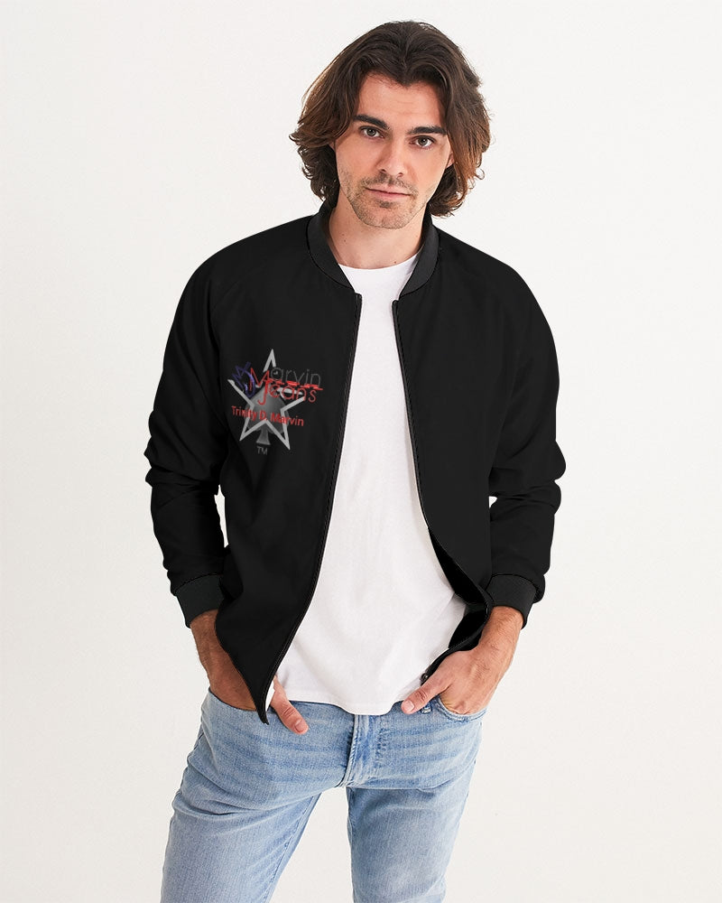 Marvin Jeans be the BRAND wear the BRAND Men's All-Over Print Bomber Jacket