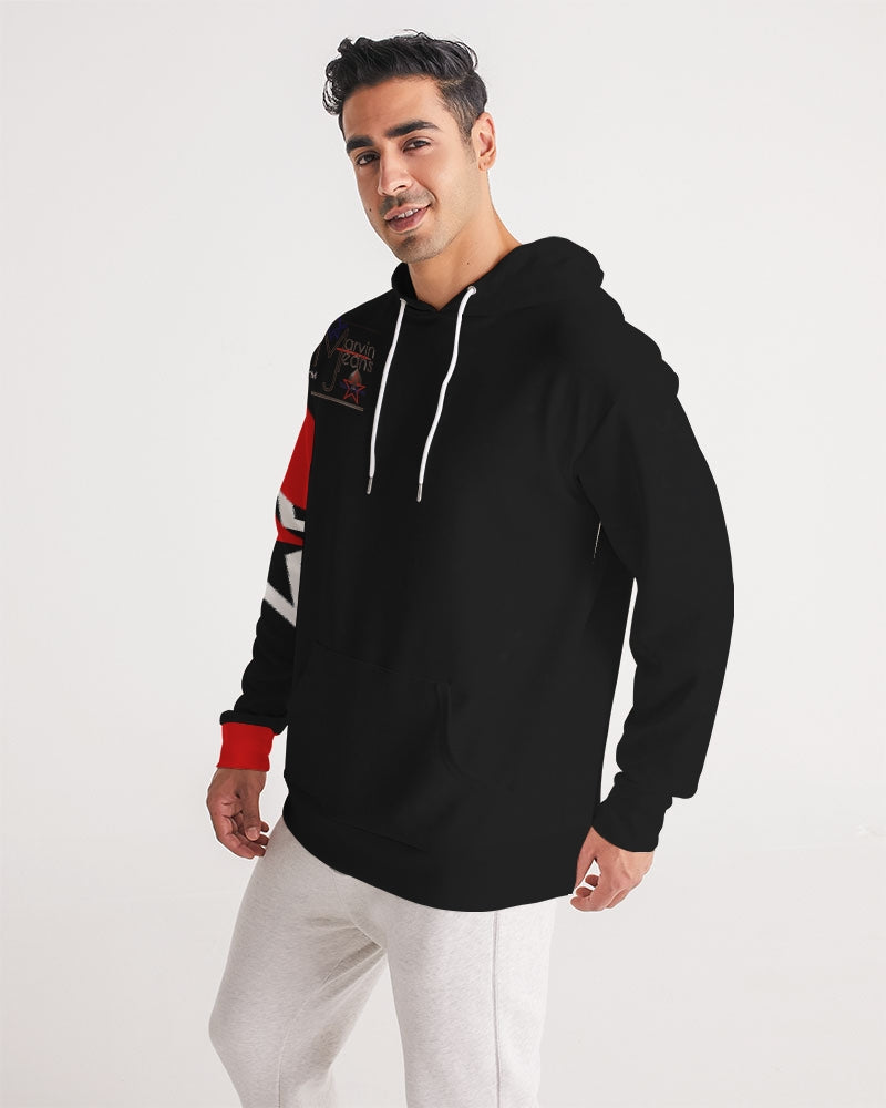 Black Stone 1.0 Men's All-Over Print Hoodie
