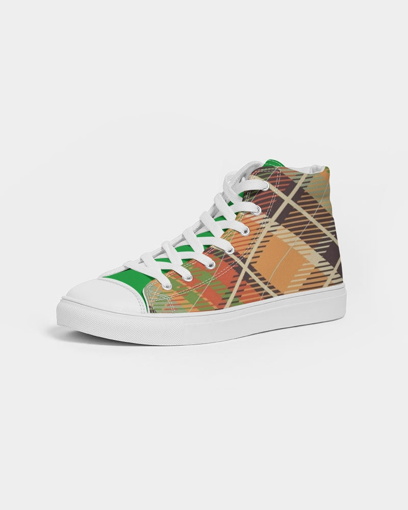 "No logo's" Men's Hightop Canvas Shoe