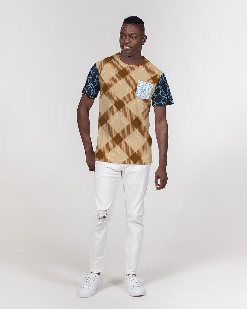 Greater Designs Men's All-Over Print Pocket Tee