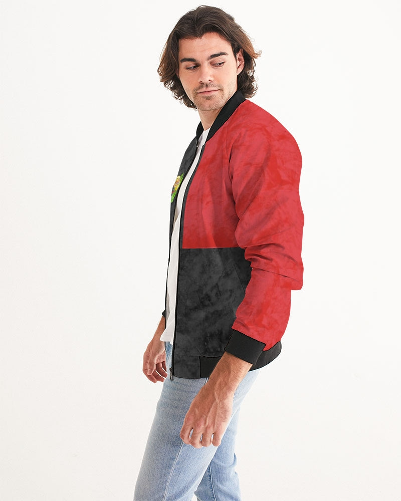 Holy Black Holy Red Men's All-Over Print Bomber Jacket