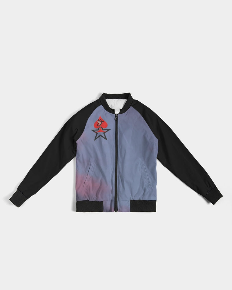 Sky bright Women's All-Over Print Bomber Jacket