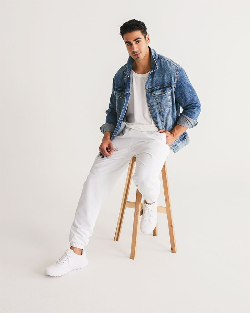 @ll white pro Men's All-Over Print Track Pants