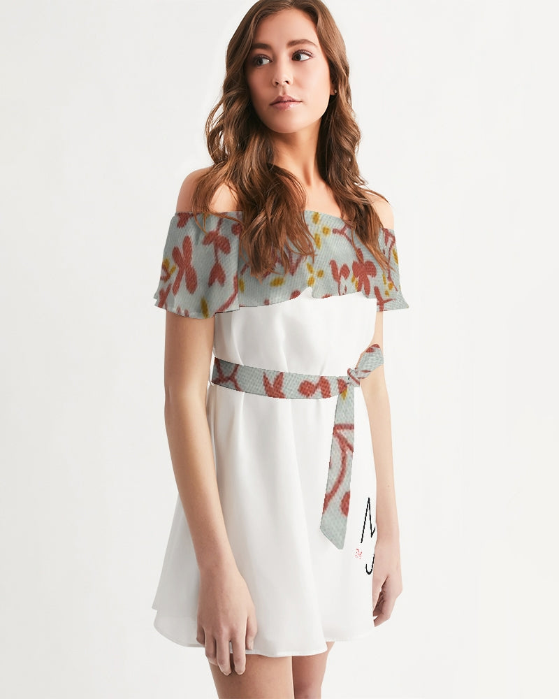 Wildwood by Marvin Jeans and Trinity D Marvin Women's Off-Shoulder Dress