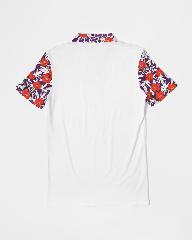 Rose crazy by Marvin JEANS Men's Slim Fit Short Sleeve Polo