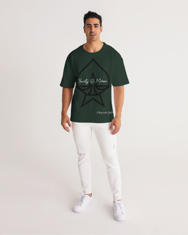 Dark green Legacy by Marvin Jeans and Trinity D Marvin Men's Premium Heavyweight Tee