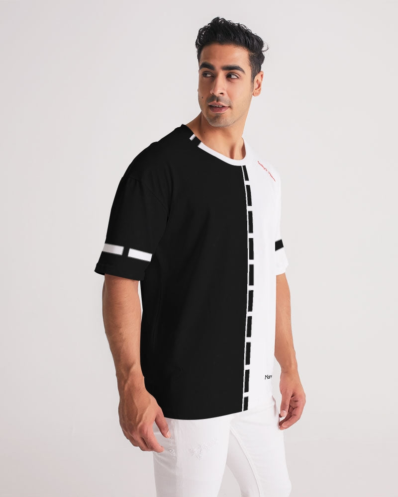 Black and white Trinity D. Marvin Men's Premium Heavyweight Tee