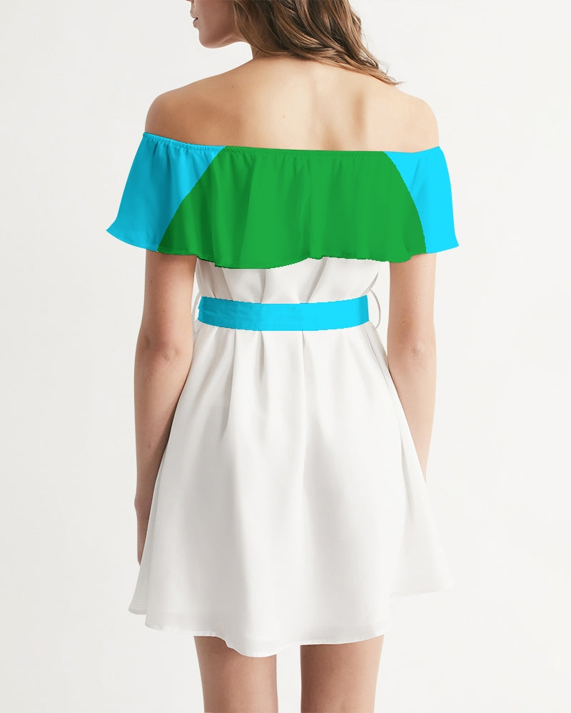 Glory road by Marvin Jeans and Trinity D Marvin Women's Off-Shoulder Dress
