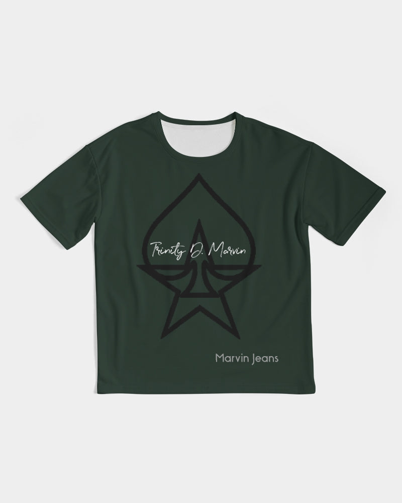 Dark green Legacy by Marvin Jeans and Trinity D Marvin Men's Premium Heavyweight Tee
