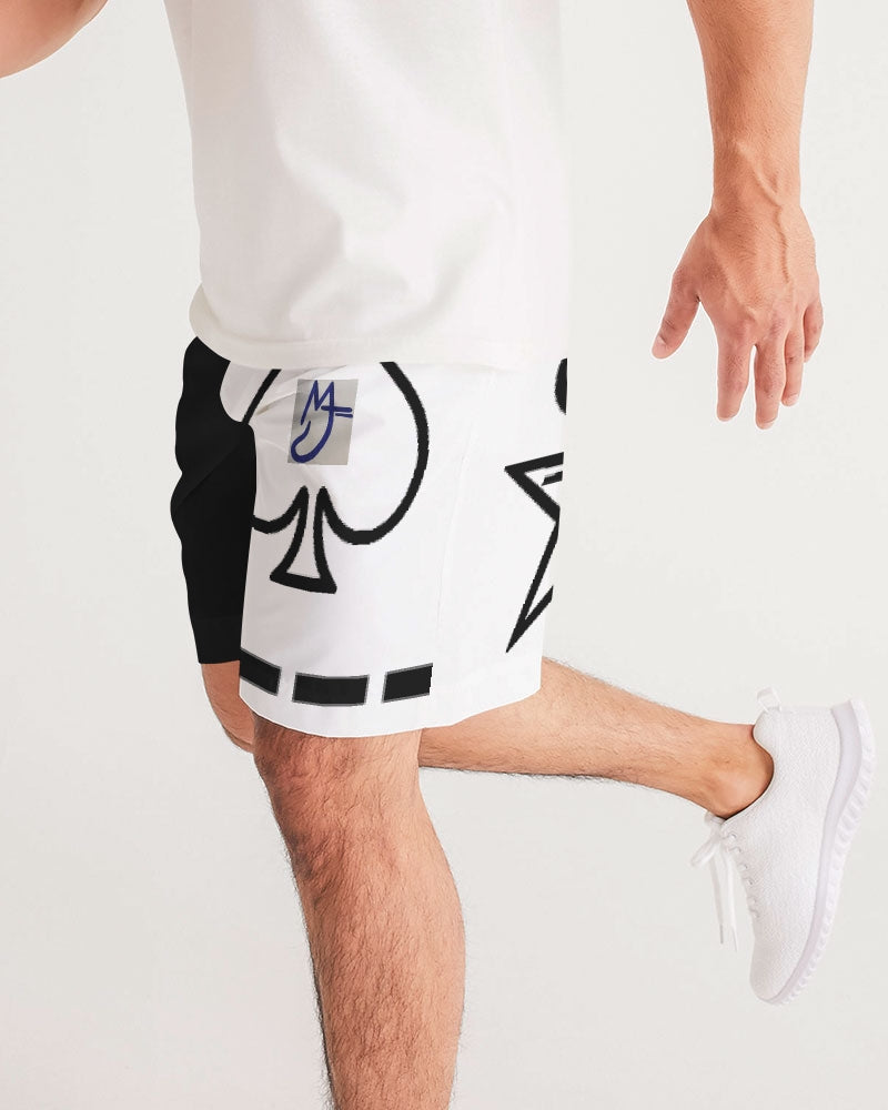 Black & white BY MARVIN JEANS Men's Jogger Shorts