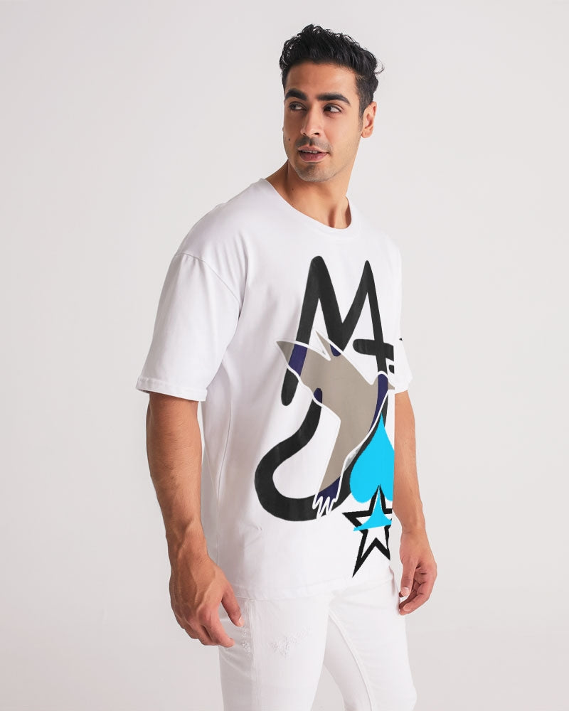 Two logo's BY MARVIN JEANS Men's Premium Heavyweight Tee