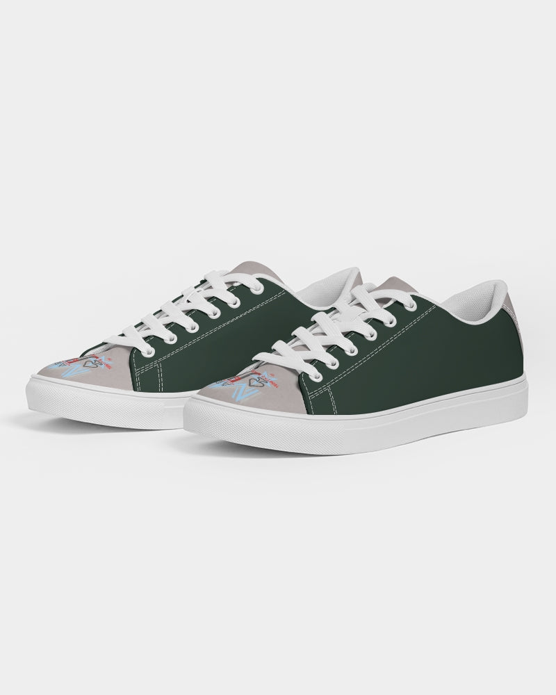Above greatness light gray Men's Faux-Leather Sneaker