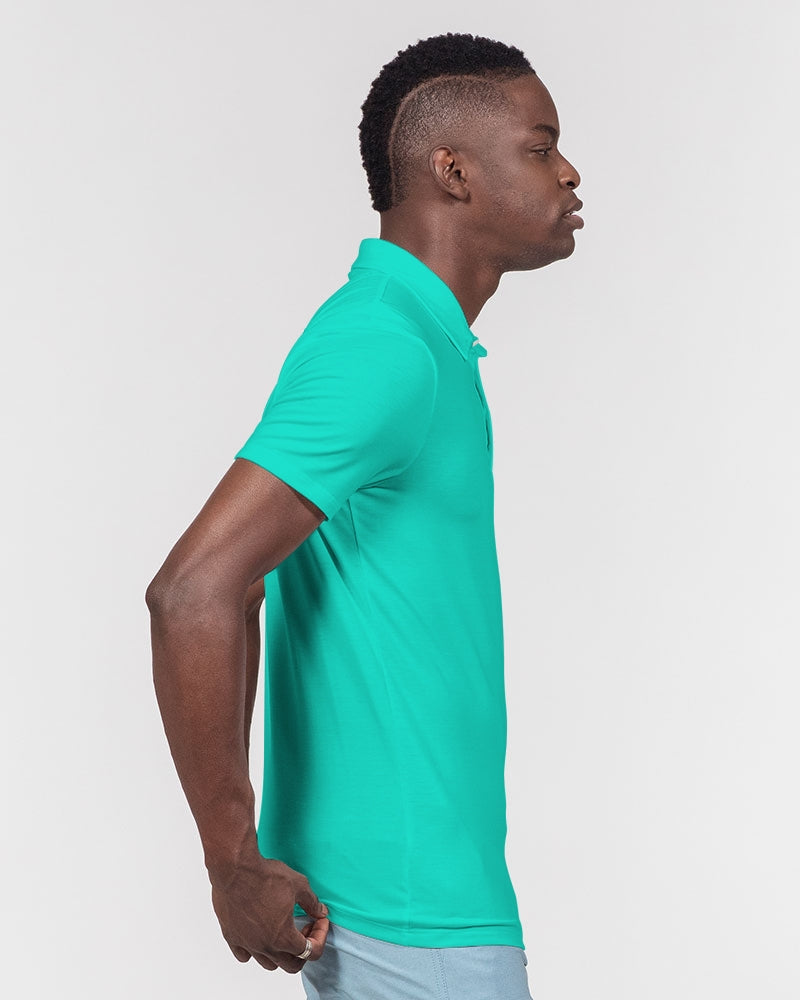 Dark mint by Marvin Jeans and Trinity D Marvin Men's Slim Fit Short Sleeve Polo
