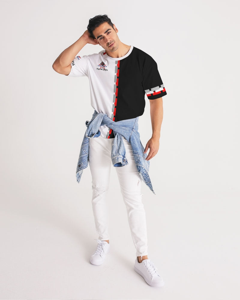 Blackstone half white BY MARVIN JEANS Men's Premium Heavyweight Tee