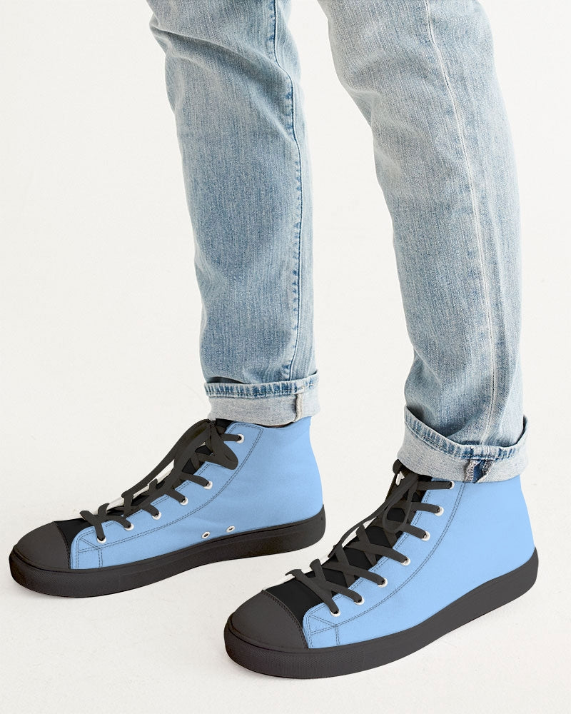 Baby blue by Marvin Jeans and Trinity D Marvin Men's Hightop Canvas Shoe - Black