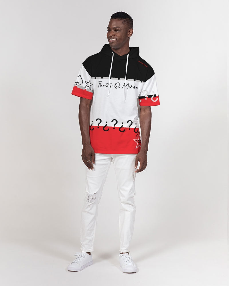 @the MARVIN JEANS company Men's Premium Heavyweight Short Sleeve Hoodie