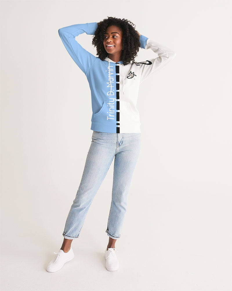 Baby blue by Marvin Jeans and Trinity D Marvin Women's Hoodie