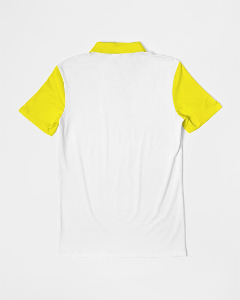 Light yellow by Marvin Jeans Men's Slim Fit Short Sleeve Polo