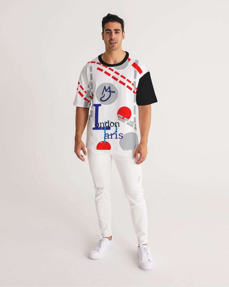 London Paris off grid by Marvin Jeans and Trinity D Marvin Men's Premium Heavyweight Tee