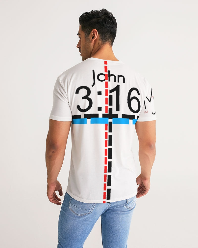 All white Men's Tee