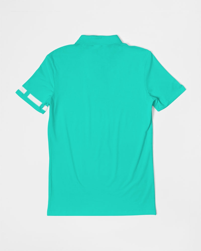 Dark mint by Marvin Jeans and Trinity D Marvin Men's Slim Fit Short Sleeve Polo