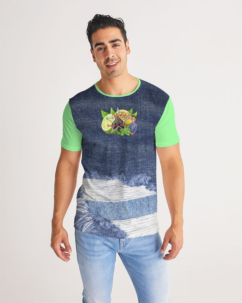 Denim mint by Marvin Jeans and Trinity D Marvin Men's Tee