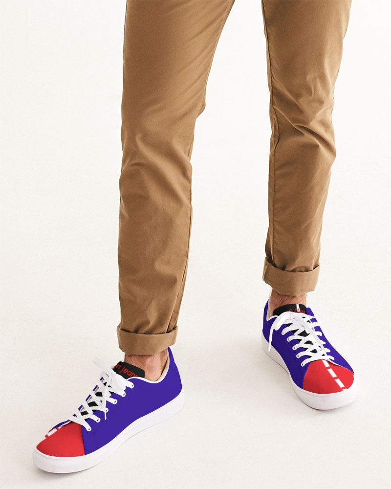 First love by Trinity D Marvin Men's Faux-Leather Sneaker
