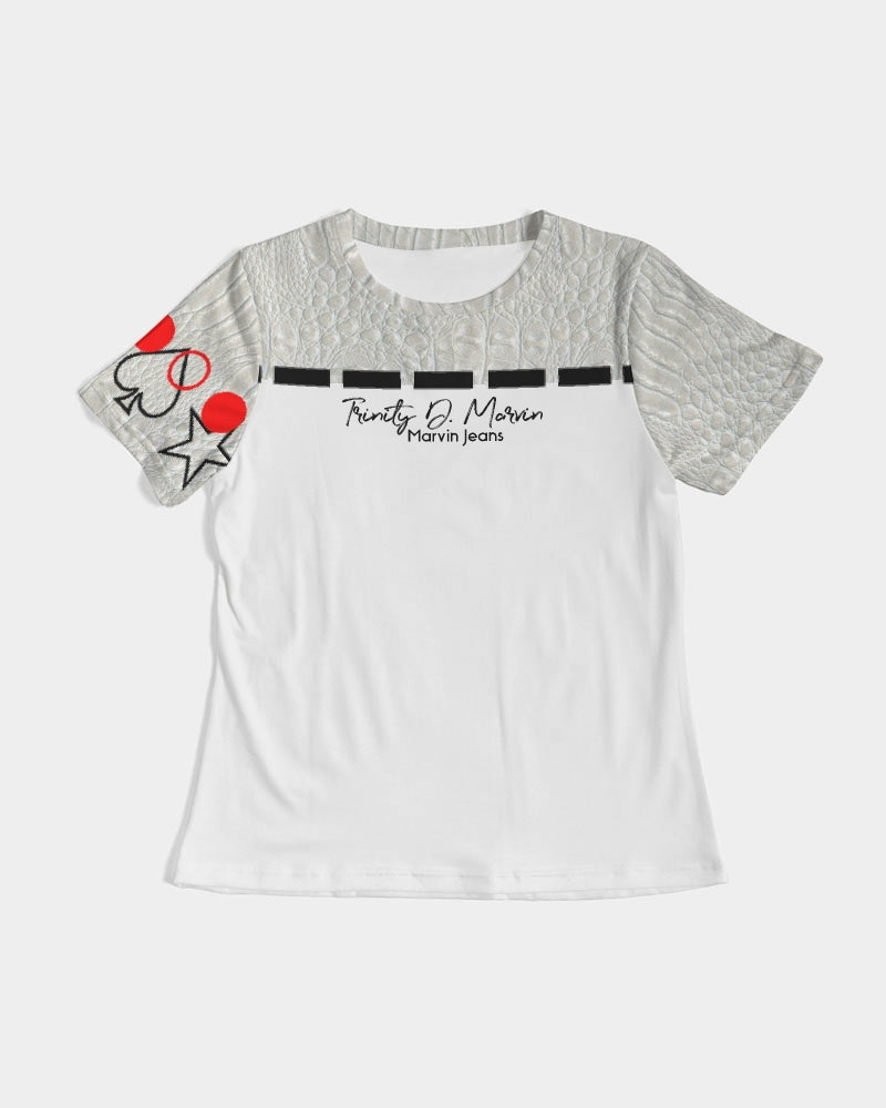 Gator white by Trinity D. Marvin Women's Tee