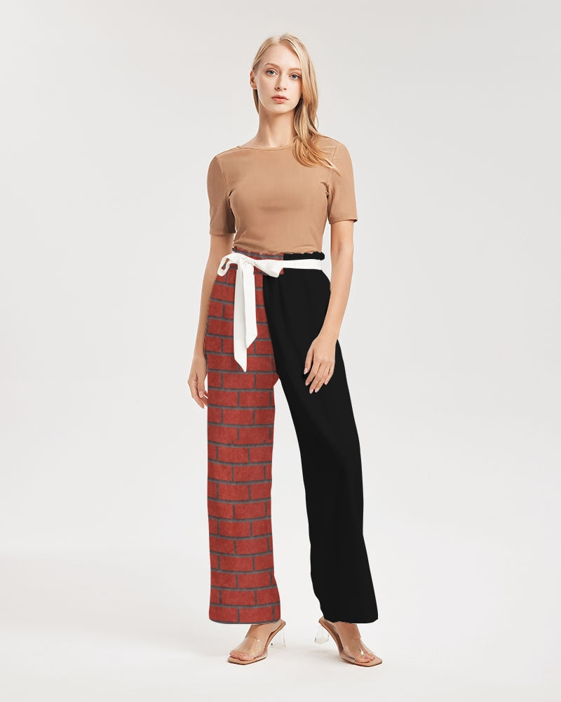 Brick city red by Marvin Jeans and Trinity D Marvin Women's High-Rise Wide Leg Pants