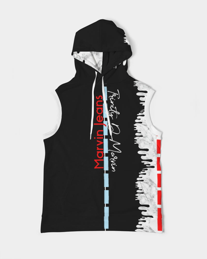 Drip BY MARVIN JEANS Men's Premium Heavyweight Sleeveless Hoodie