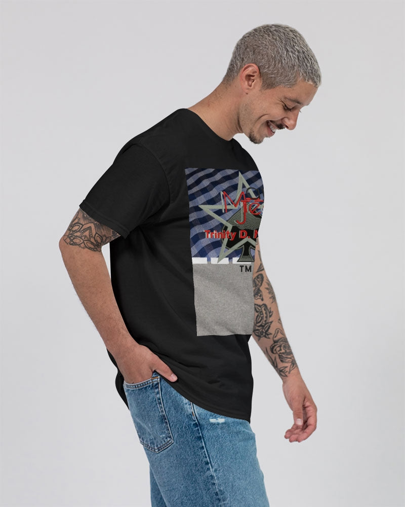 Blue strips cool grey by Marvin Jeans and Trinity D Marvin Unisex Ultra Cotton T-Shirt | Gildan