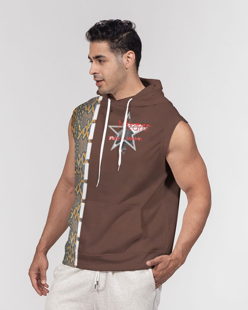 Calf print Premium BY MARVIN JEANS Men's Premium Heavyweight Sleeveless Hoodie