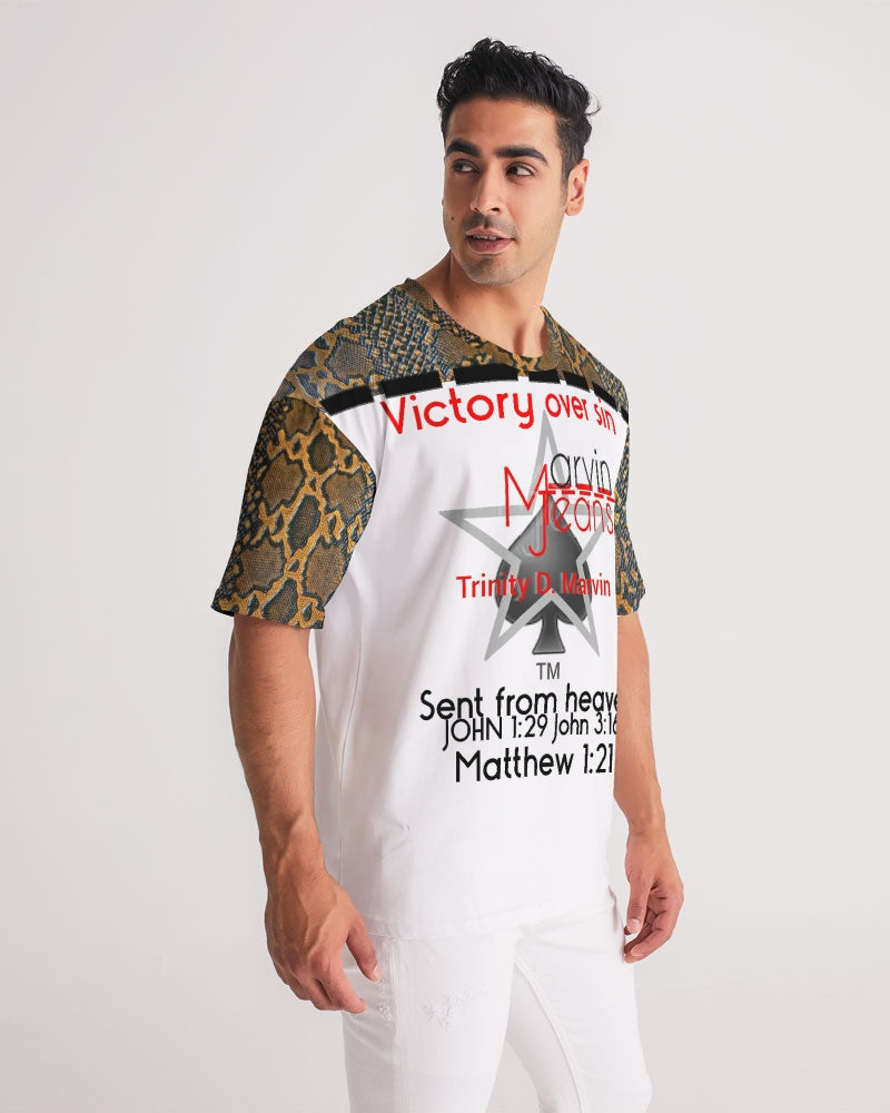 Sent from heaven by Marvin Jeans and Trinity D.Marvin Men's Premium Heavyweight Tee