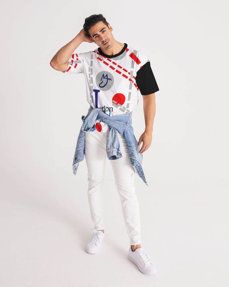 London Paris off grid by Marvin Jeans and Trinity D Marvin Men's Premium Heavyweight Tee