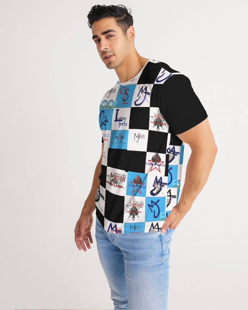 Cosmic combo logo's by Marvin Jeans and Trinity D Marvin Men's Tee