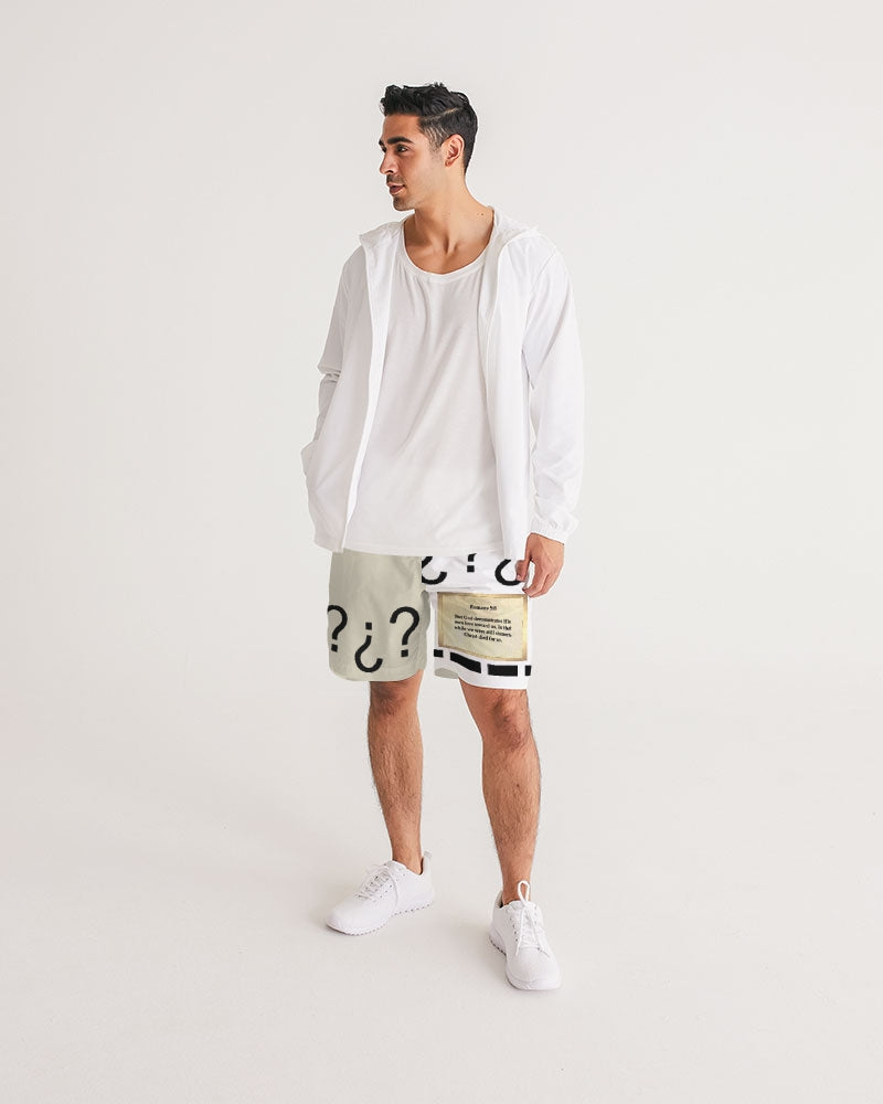 Gospel message Romans 5:8 BY MARVIN JEANS Men's Jogger Shorts
