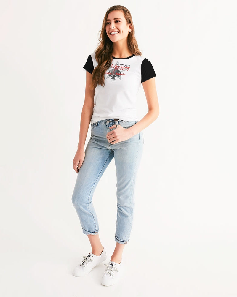 Black Stone by Marvin Jeans and Trinity D.Marvin Women's Tee
