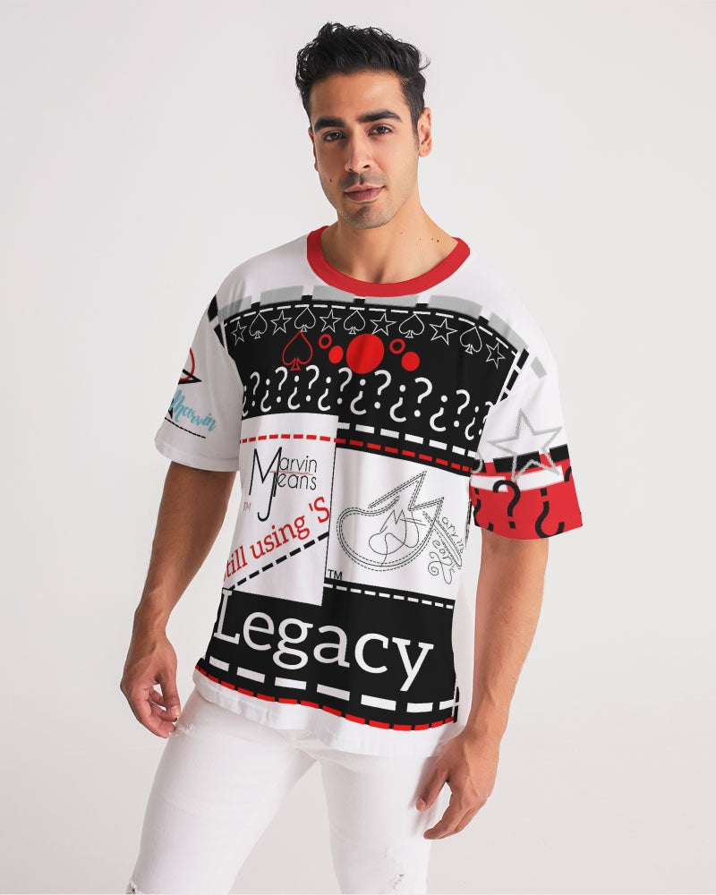 Retro logo's by Marvin Jeans and Trinity Men's Premium Heavyweight Tee