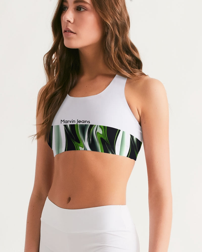 Black Ice BY MARVIN JEANS Women's Seamless Sports Bra