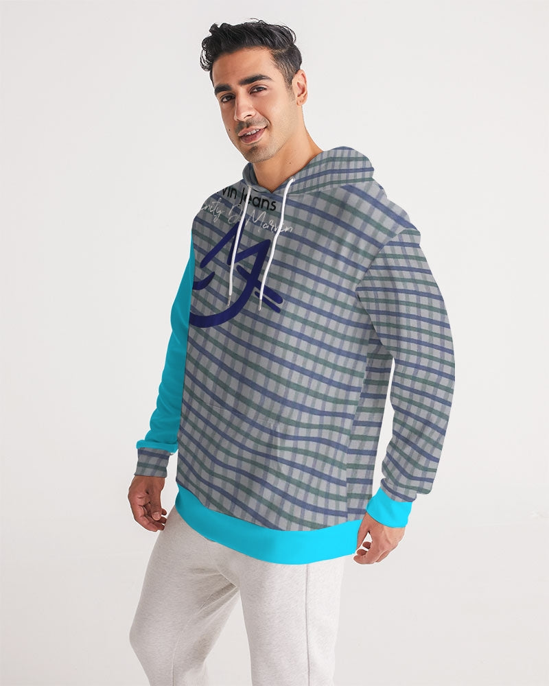 Grid mix by Trinity D. Marvin and Marvin Jeans Men's Hoodie