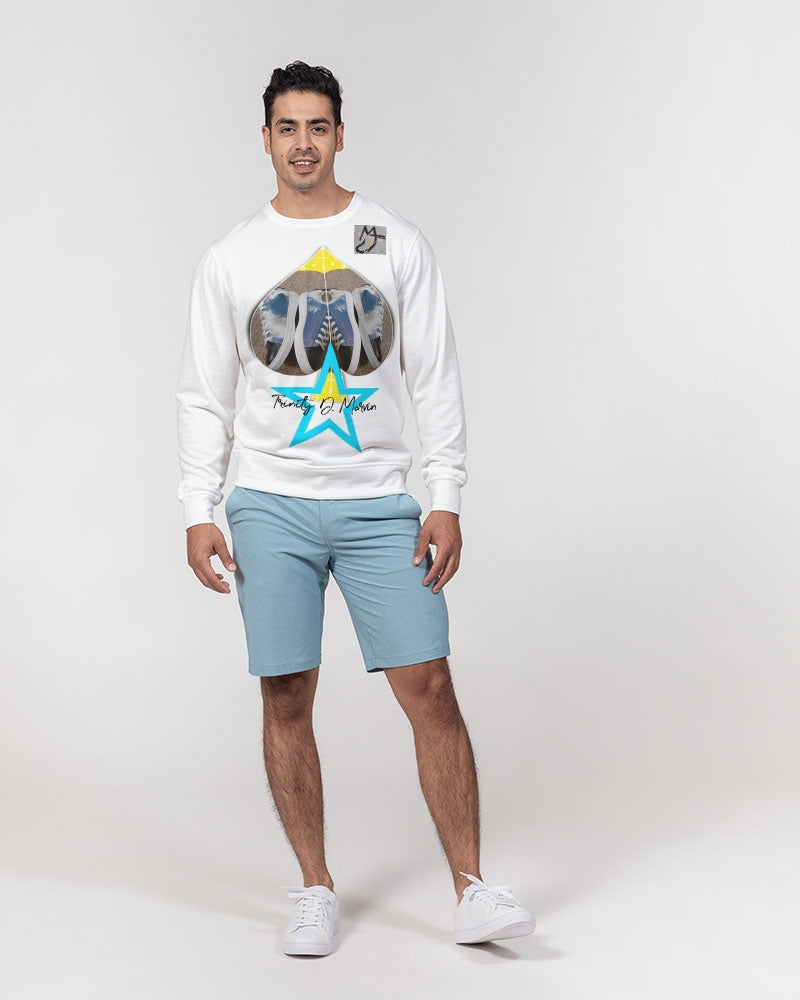 Classic sneakers 2 skydive BY MARVIN JEANS Men's Classic French Terry Crewneck Pullover