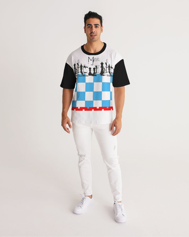Cosmic combo chest board by Marvin Jeans and Trinity D Marvin Men's Premium Heavyweight Tee